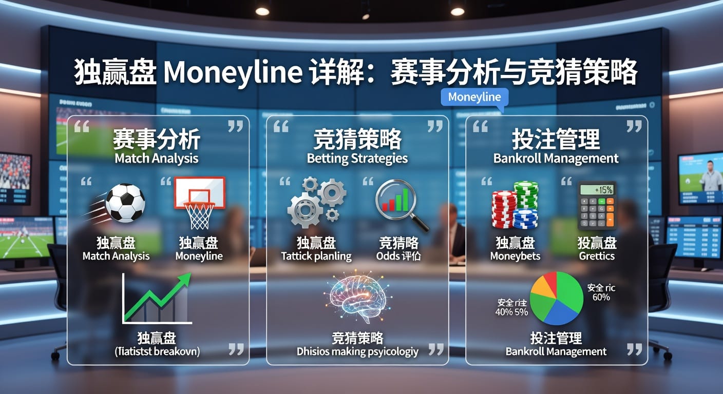 独赢盘 moneyline 实战判断与投注技巧